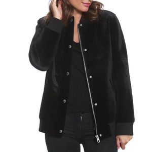 Members only velvet bomber jacket